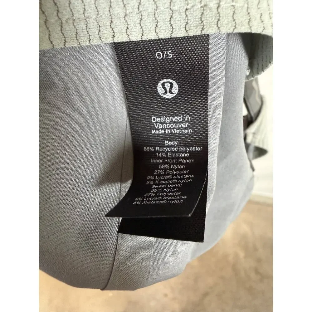 Lululemon Fast and Free Running Hat Cap Gray Camo Reflective O/S